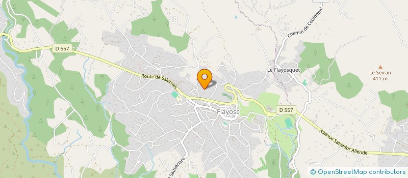 localisation de l'entreprise CASAMUSICA  FLAYOSC