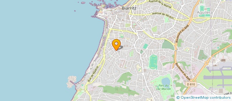 localisation de l'entreprise CASANA à BIARRITZ