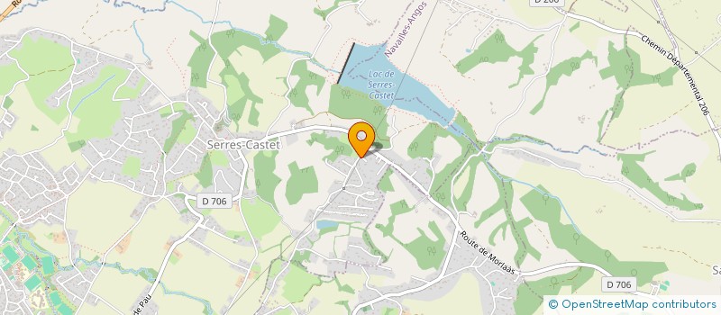 localisation de l'entreprise CASANIE à SERRES-CASTET