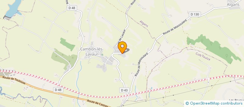 localisation de l'entreprise CASANIOTT OCEAN  CAMBON-LES-LAVAUR