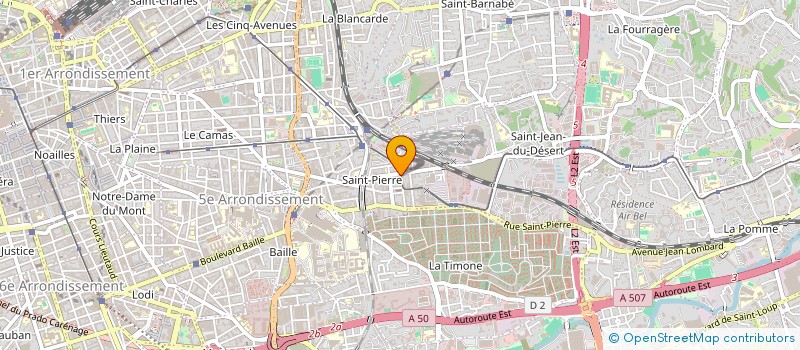 localisation de l'entreprise CASANO TRANSPORT à MARSEILLE