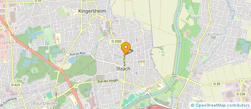 localisation de l'entreprise CASANOSTRA  ILLZACH