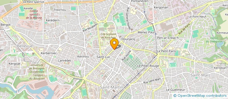 localisation de l'entreprise CASANOVA 205 à BREST