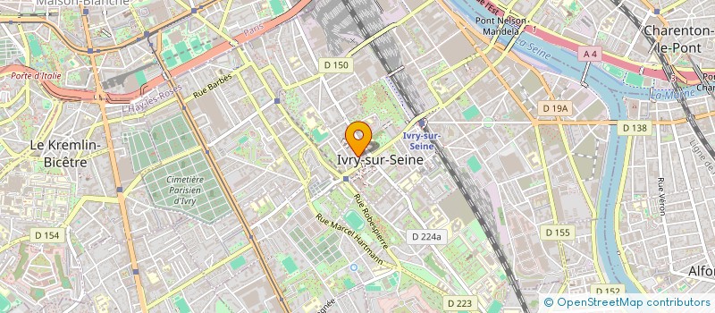 localisation de l'entreprise CASANOVA à IVRY-SUR-SEINE