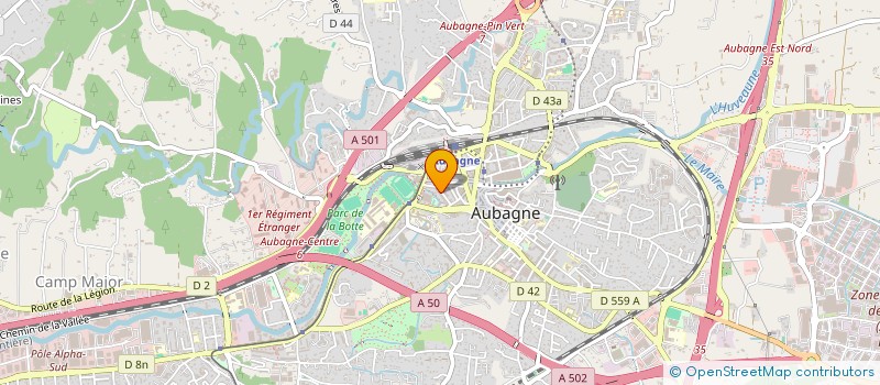 localisation de l'entreprise CASANOVA à AUBAGNE