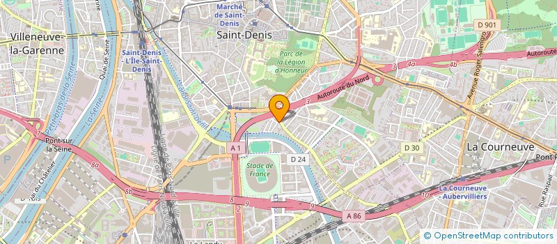 localisation de l'entreprise CASANOVA 58 à SAINT-DENIS