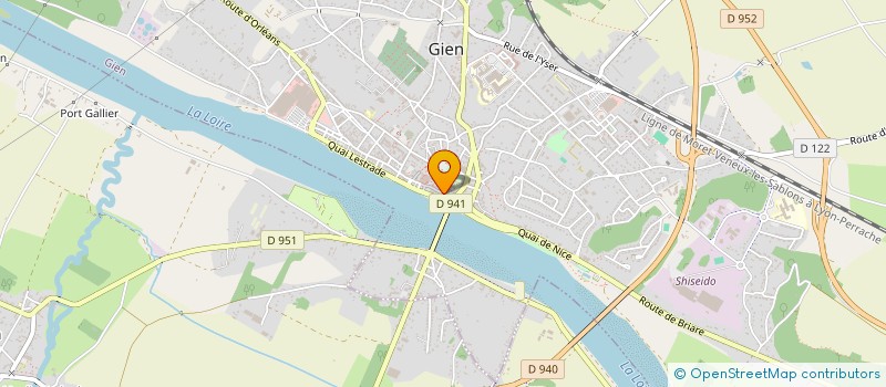 localisation de l'entreprise CASANOVA  GIEN