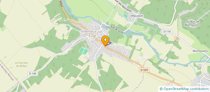 localisation de l'entreprise CASANOVA à VILLEMEUX-SUR-EURE