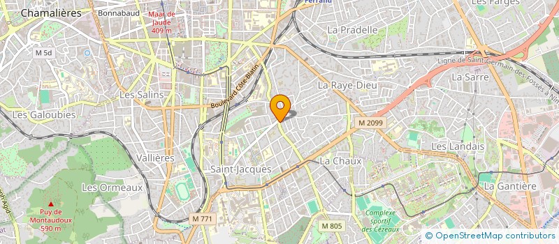 localisation de l'entreprise CASANOVA  CLERMONT-FERRAND