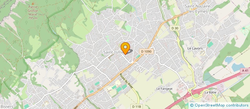 localisation de l'entreprise CASANOVA ANGE ET NADINE à SAINT-ISMIER