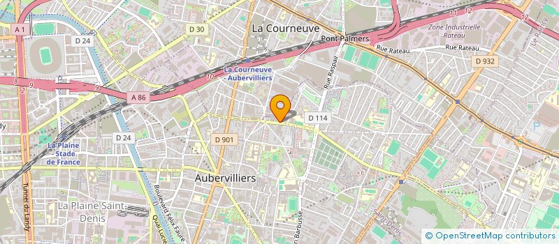 localisation de l'entreprise CASANOVA AUTO  AUBERVILLIERS