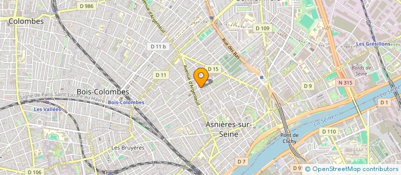 localisation de l'entreprise CASANOVA FRANCE  ASNIERES-SUR-SEINE