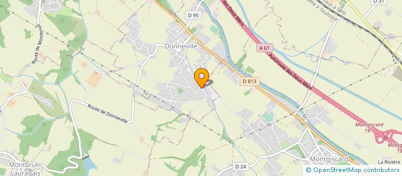 localisation de l'entreprise CASANOVA FRERES à DONNEVILLE