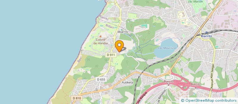 localisation de l'entreprise CASANOVA INVEST  BIDART