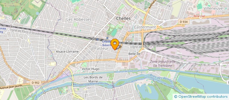 localisation de l'entreprise CASAOUI à CHELLES
