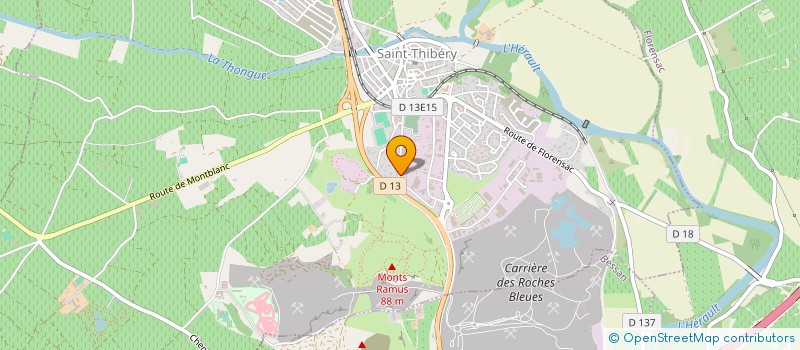 localisation de l'entreprise CASAPAPA  SAINT-THIBERY