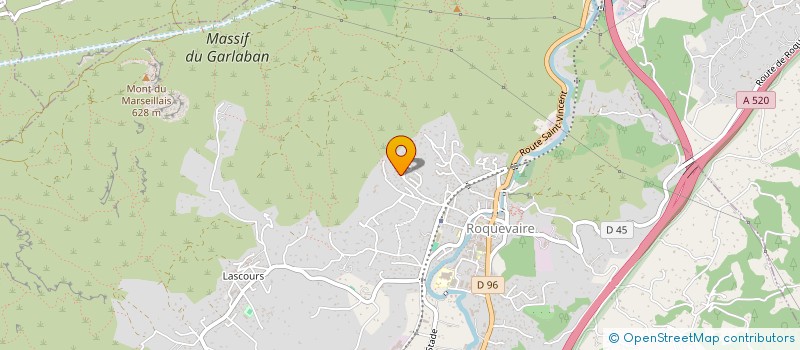 localisation de l'entreprise CASAPESCA  ROQUEVAIRE