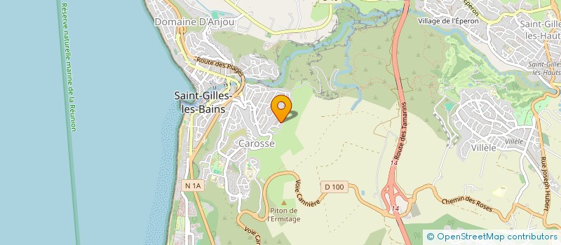 localisation de l'entreprise CASAPROD à SAINT-PAUL