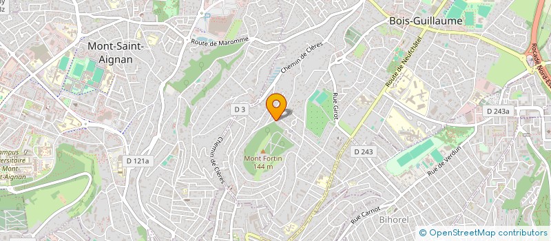 localisation de l'entreprise CASAR à BOIS-GUILLAUME