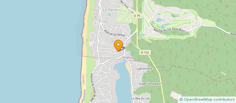 localisation de l'entreprise CASAR  SEIGNOSSE