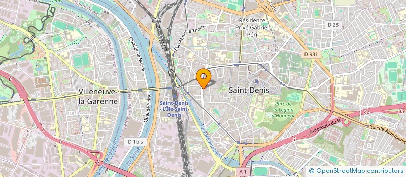 localisation de l'entreprise CASAR IMMOBILIER à SAINT-DENIS