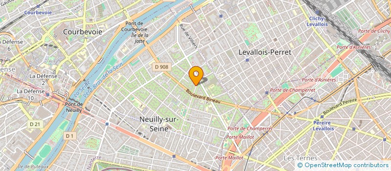 localisation de l'entreprise CASARA à NEUILLY-SUR-SEINE