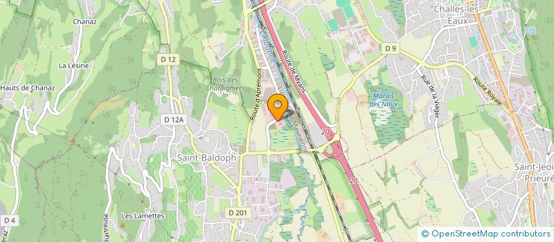 localisation de l'entreprise CASARENOV73  SAINT-BALDOPH