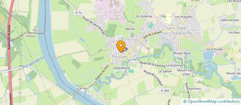 localisation de l'entreprise CASAROSA IMMOBILIER  THOISSEY