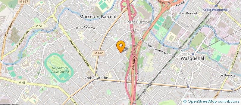 localisation de l'entreprise CASARRAS à MARCQ-EN-BARŒUL