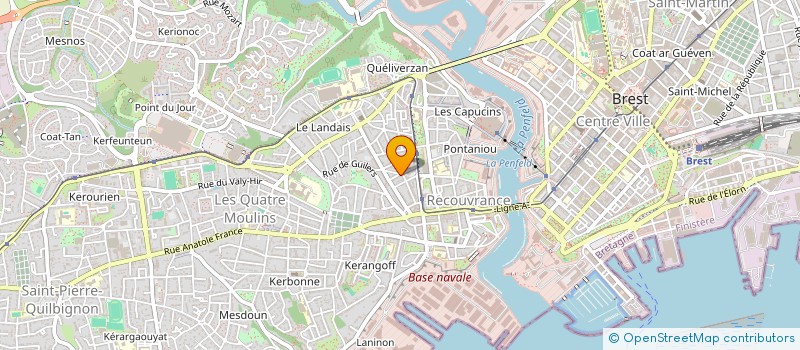 localisation de l'entreprise CASAS  BREST