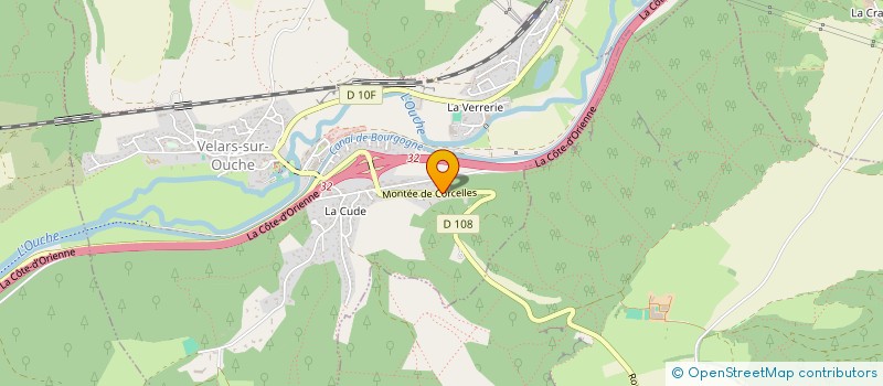 localisation de l'entreprise CASAS GENTILI  VELARS-SUR-OUCHE