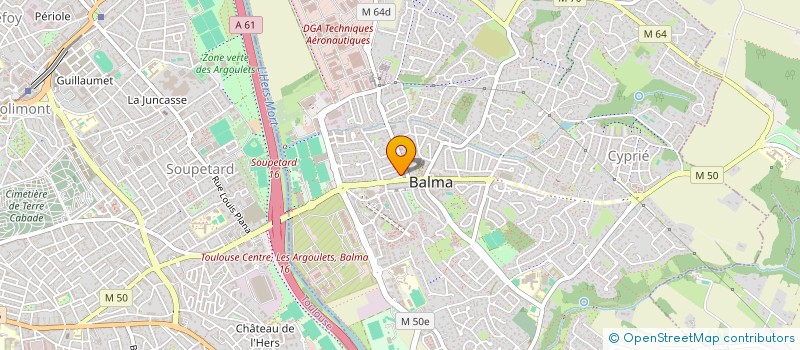 localisation de l'entreprise CASAS IMMOBILIER à BALMA