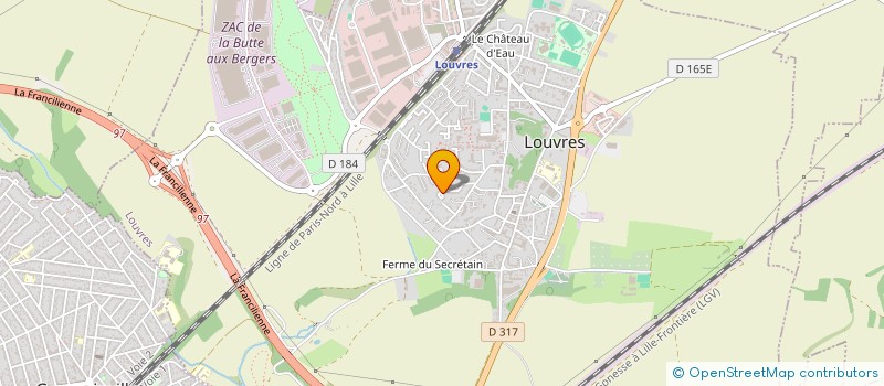 localisation de l'entreprise CASASERENITA  LOUVRES