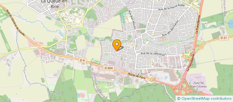 localisation de l'entreprise CASASERVICES à PONTAULT-COMBAULT