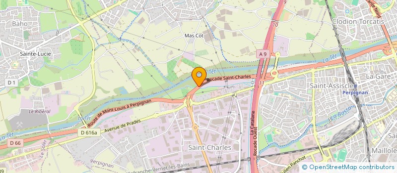 localisation de l'entreprise CASASFRUITS à PERPIGNAN