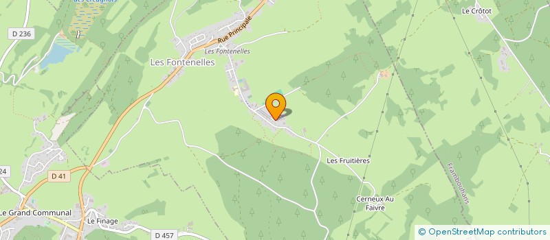 localisation de l'entreprise CASATA  LES FONTENELLES