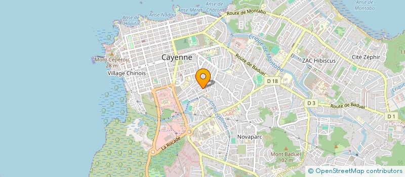 localisation de l'entreprise CASATE CONSTRUCTION GUYANE à CAYENNE