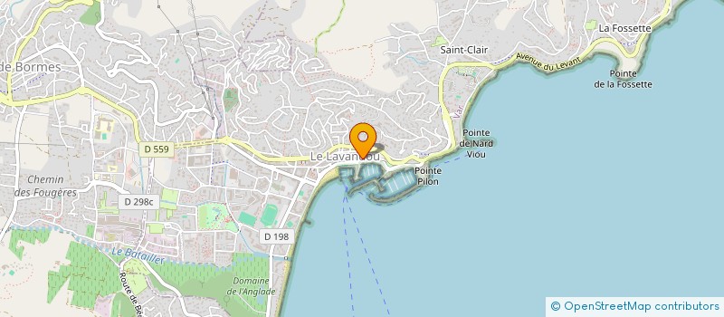localisation de l'entreprise CASATHOMAS à LE LAVANDOU