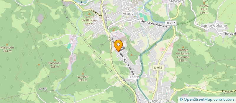 localisation de l'entreprise CASAU AND CO  IZESTE