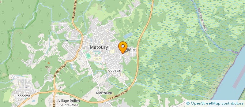 localisation de l'entreprise CASAVAL  MATOURY