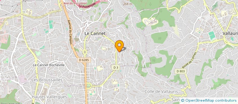 localisation de l'entreprise CASAVALFA à LE CANNET