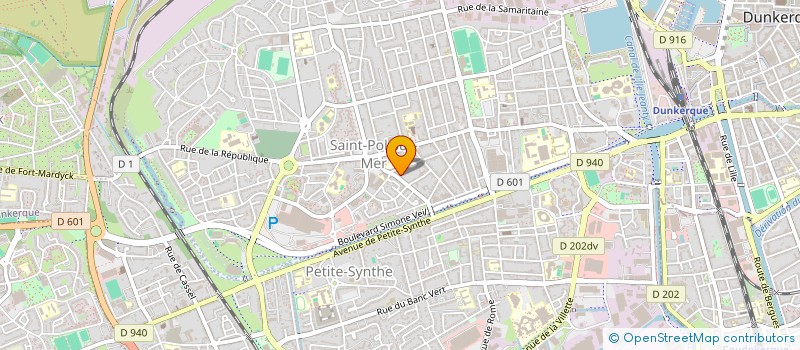 localisation de l'entreprise CASAYA à DUNKERQUE