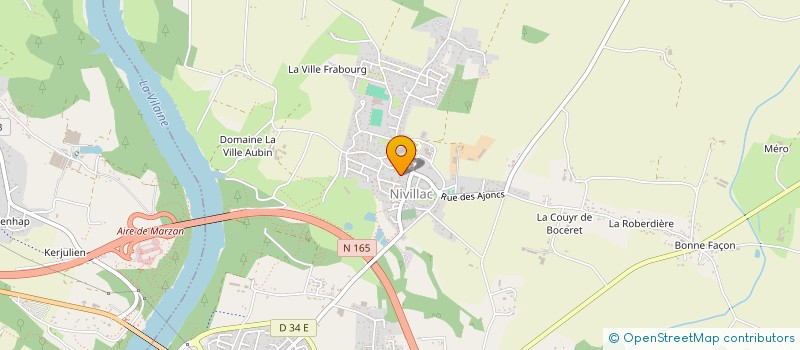localisation de l'entreprise CASBA à NIVILLAC