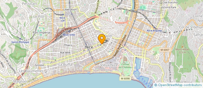 localisation de l'entreprise CASBA  NICE