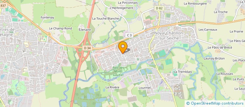 localisation de l'entreprise CASBAH à NOYAL-CHATILLON-SUR-SEICHE