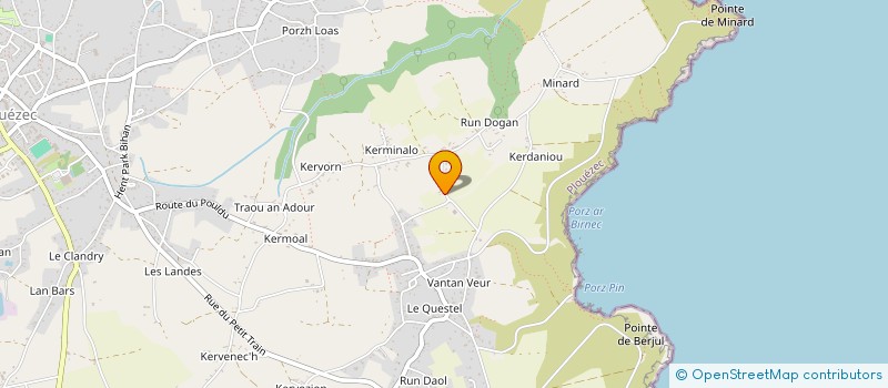 localisation de l'entreprise CASBAH KERBERNEZ  PLOUEZEC