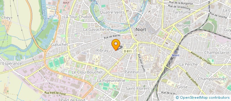 localisation de l'entreprise CASBAH NIORT  NIORT