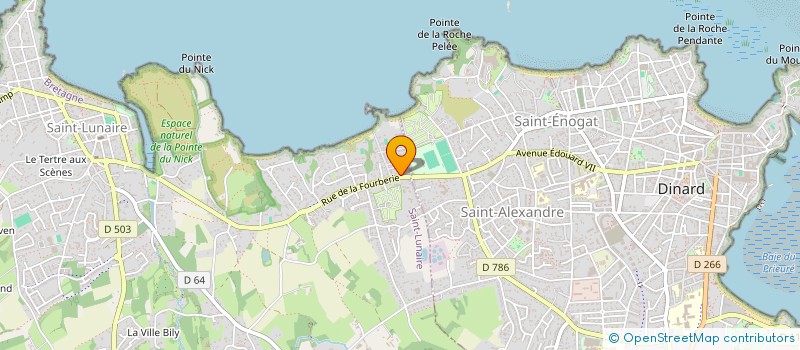 localisation de l'entreprise CASBAR  SAINT-LUNAIRE