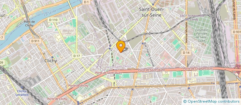 localisation de l'entreprise CASBAS à SAINT-OUEN-SUR-SEINE