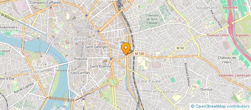 localisation de l'entreprise CASBAS NICOLAS HOLDING  TOULOUSE